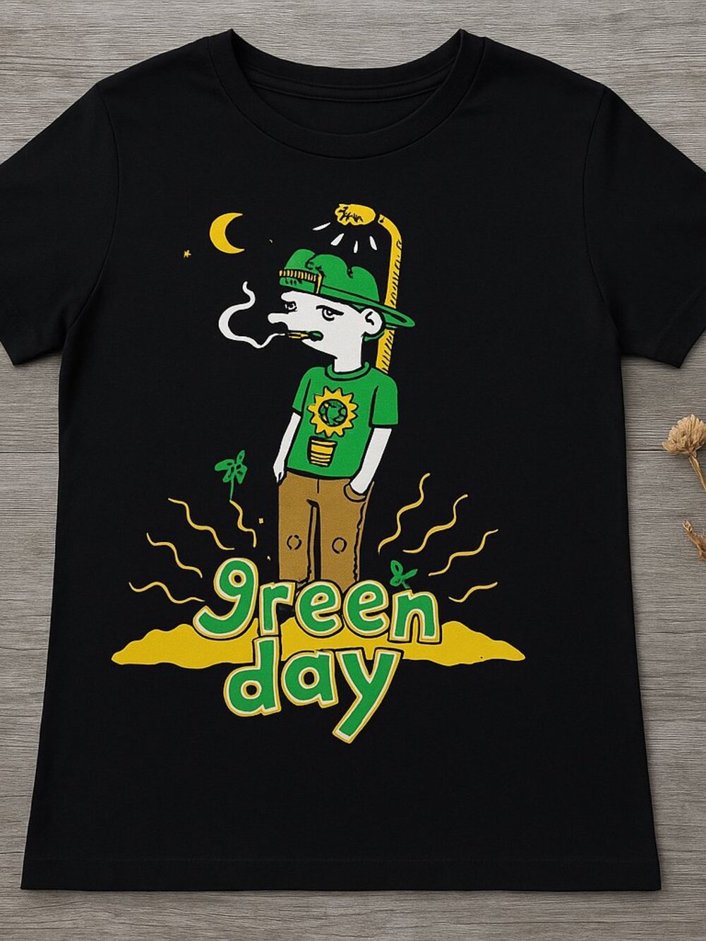 St. Patrick’s Day Leprechaun Graphic T-Shirt Black Lucky Irish Tee
